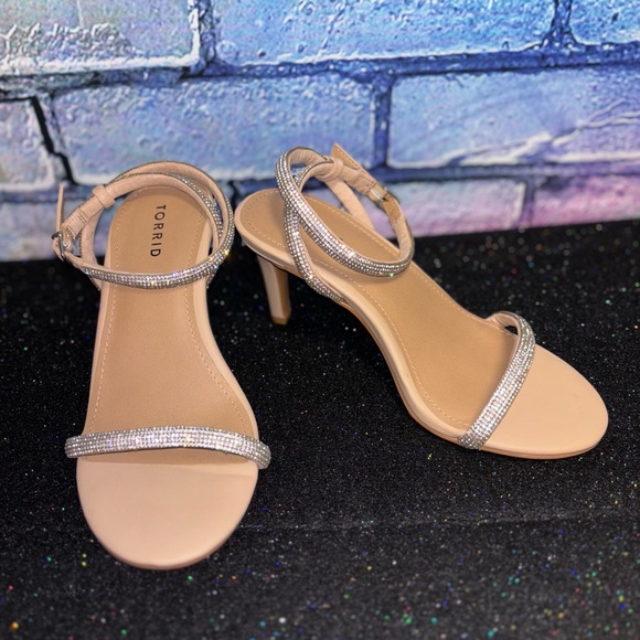 NWT Torrid Rhinestone Heels - Picture 4 of 5
